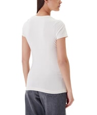 GUESS SCRIPT Kurzarm-T-Shirt ged&auml;mpfter Stein - T-Shirts und Tops f&uuml;r Damen - 2