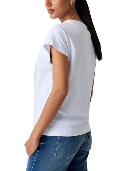 SHADED Baumwoll-T-Shirt purwei&szlig; - T-Shirts und Tops f&uuml;r Damen