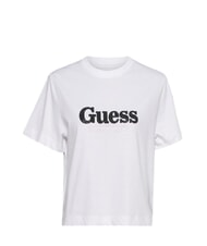 GUESS TOUR DATES Baumwoll-T-Shirt purwei&szlig; - T-Shirts und Tops f&uuml;r Damen - 3