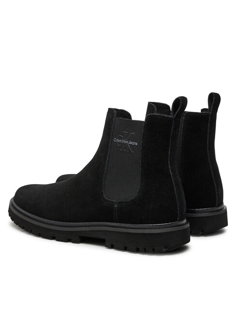 CK JEANS Wildlederstiefeletten Triple Black - Herrenschuhe