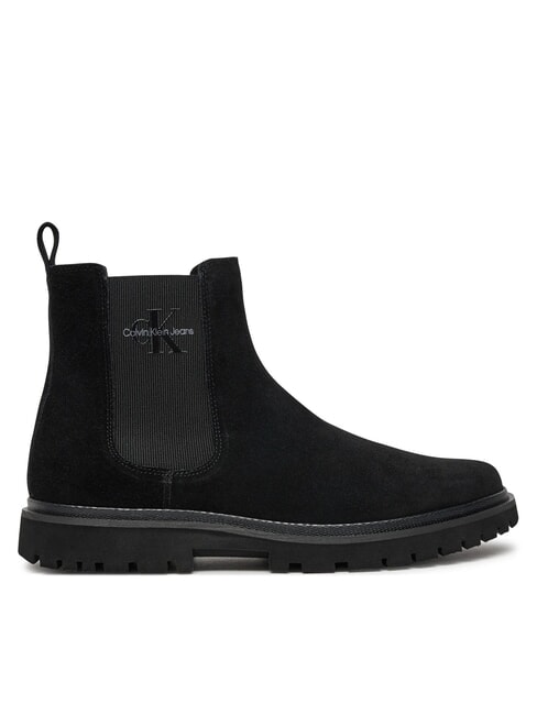 CK JEANS Wildlederstiefeletten Triple Black - Herrenschuhe