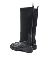 CALVIN KLEIN HIGH RAINBOOT Hohe Neoprenstiefel Schwarz - Damenschuhe - 5