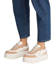 CALVIN KLEIN BOLD FLATF LOW LACE Turnschuhe Wei&szlig; - Damenschuhe - 6