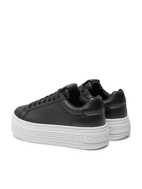BOLD PLATF LOW Ledersneakers Schwarz - Damenschuhe