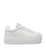 CALVIN KLEIN BOLD PLATF LOW Ledersneakers Wei&szlig; - Damenschuhe - 2