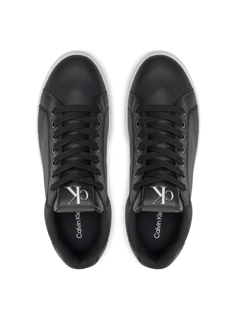 BOLD PLATF LOW Ledersneakers Schwarz - Damenschuhe