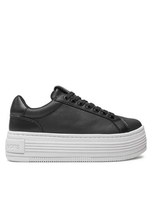 BOLD PLATF LOW Ledersneakers Schwarz - Damenschuhe
