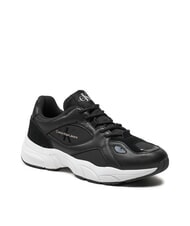 CALVIN KLEIN RETRO TENNIS MIX Turnschuhe Schwarz - Damenschuhe - 3