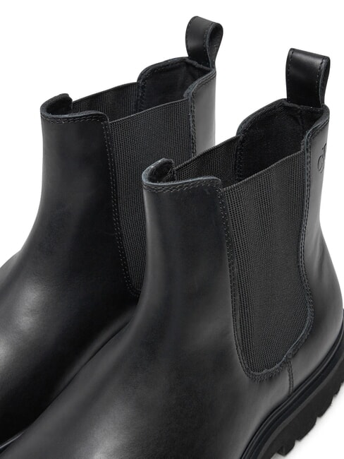 CK JEANS Chelsea-Boots aus Leder Schwarz - Herrenschuhe