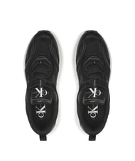CALVIN KLEIN CK JEANS Retro Tennis Ledersneaker Schwarz - Herrenschuhe - 5