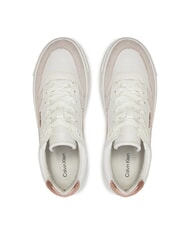 CALVIN KLEIN FF CUPSOLE LACE UP Ledersneakers Wei&szlig; - Damenschuhe - 4