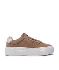 CALVIN KLEIN FLATFORM CUP LACE UP Sneaker aus Wildleder braun - Damenschuhe - 2