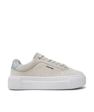 CALVIN KLEIN FLATFORM CUP LACE UP Sneaker aus Wildleder - Damenschuhe