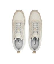 CALVIN KLEIN RUNNER LACE UP SAFF Ledersneakers grau - Damenschuhe - 4