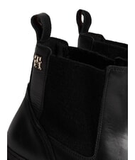 TOMMY HILFIGER TH Chelsea-Stiefeletten aus Leder Schwarz - Damenschuhe - 4