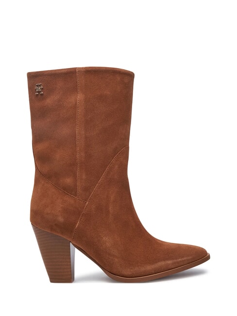 MID COWBOY Wildlederstiefel im Texanerstil braun - Damenschuhe