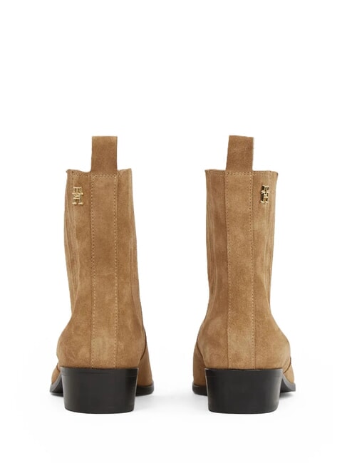 COWBOY CHELSEA Stiefeletten aus Wildleder mit spitzer Zehenpartie khaki - Damenschuhe