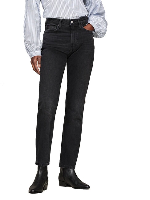 LOW COWBOY Spitz zulaufende Stiefeletten aus bedrucktem Leder Schwarz - Damenschuhe