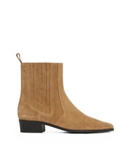 TOMMY HILFIGER COWBOY CHELSEA Stiefeletten aus Wildleder mit spitzer Zehenpartie khaki - Damenschuhe - 3