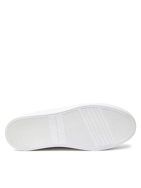STRIPES PLATFORM High-Top-Sneaker aus Leder Ecru - Damenschuhe