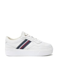 TOMMY HILFIGER STRIPES PLATFORM High-Top-Sneaker aus Leder - Damenschuhe
