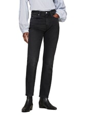 TOMMY HILFIGER LOW COWBOY Spitz zulaufende Stiefeletten aus bedrucktem Leder Schwarz - Damenschuhe - 5