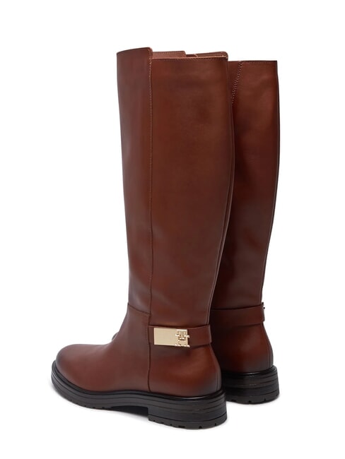 TH Allti Lederstiefel Cognacbraun - Damenschuhe