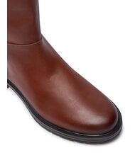 TOMMY HILFIGER TH Allti Lederstiefel Cognacbraun - Damenschuhe - 3