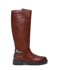 TOMMY HILFIGER TH Allti Lederstiefel Cognacbraun - Damenschuhe - 2