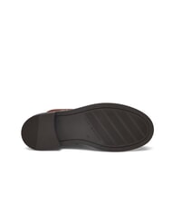 TOMMY HILFIGER TH CHAIN Niedrige Lederstiefeletten mit Rei&szlig;verschluss Cognacbraun - Damenschuhe - 6