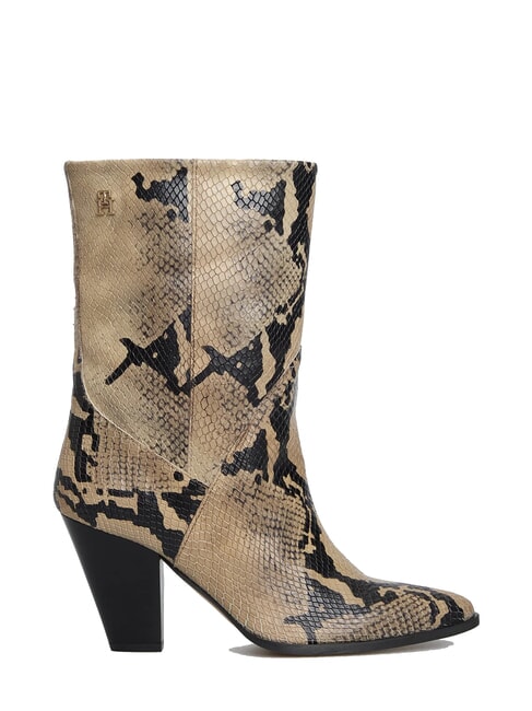 TH  Texanische Lederstiefel Beige - Damenschuhe