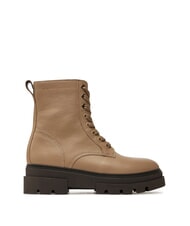 TOMMY HILFIGER BICOLOR Schn&uuml;rstiefel aus Leder Beige - Damenschuhe - 2