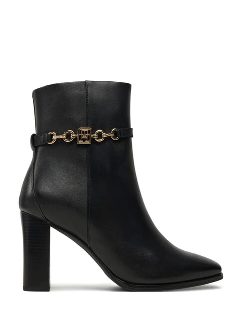 TH CHAIN Lederstiefeletten Schwarz - Damenschuhe