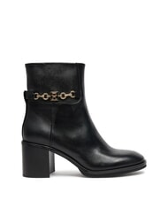 TOMMY HILFIGER TH CHAIN Lederstiefeletten mit Kette - Damenschuhe