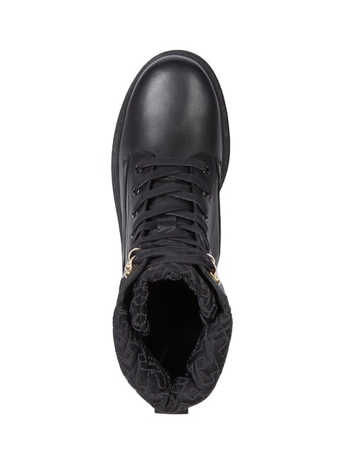 CLEATED LACE-UP Schn&uuml;rstiefeletten mit gepolstertem Schaft Schwarz - Damenschuhe