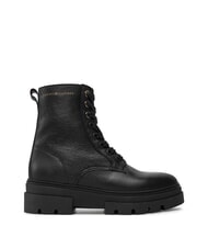TOMMY HILFIGER BICOLOR Schn&uuml;rstiefel aus Leder - Damenschuhe