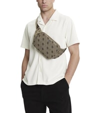 GUESS POUCH Stoffbeutel sand 4g logo combo - H&uuml;fttaschen - 4