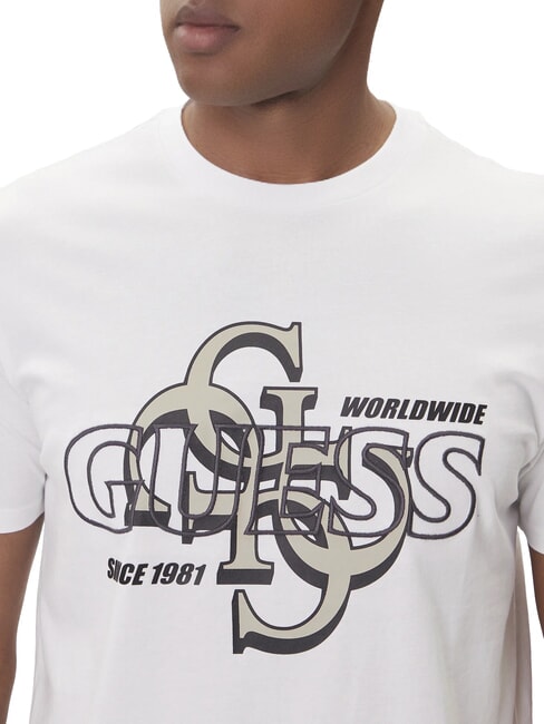 DROP SHADOW Kurz&auml;rmeliges T-Shirt mit 4G-Aufdruck purwei&szlig; - Herren-T-Shirts