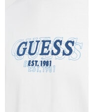 GUESS SMALL LOGO Kurzarm-T-Shirt in regul&auml;rer Passform purwei&szlig; - Herren-T-Shirts - 3