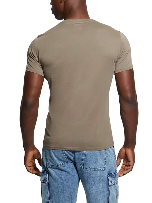 PIMA Baumwoll-T-Shirt mit gesticktem Logo Walnussschale - Herren-T-Shirts