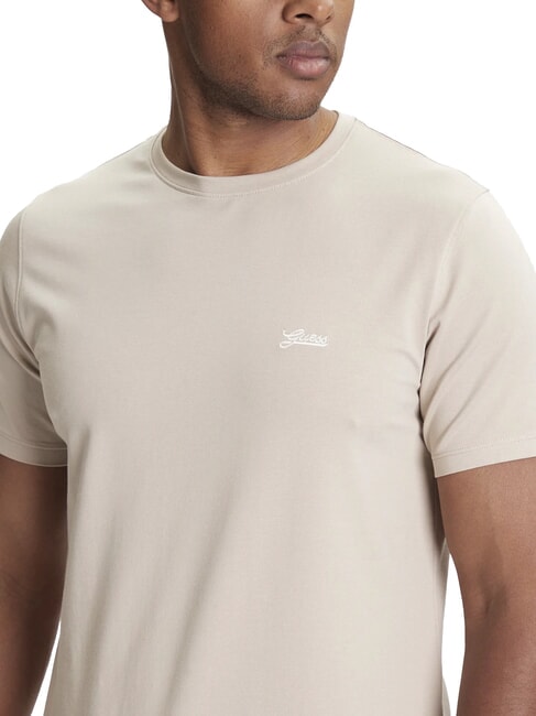 BASIC PIMA T-Shirt aus Stretch-Baumwolle Pasadena-Stein - Herren-T-Shirts