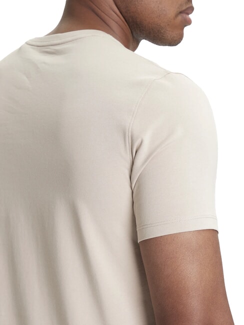 BASIC PIMA T-Shirt aus Stretch-Baumwolle Pasadena-Stein - Herren-T-Shirts