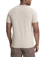 GUESS BASIC PIMA T-Shirt aus Stretch-Baumwolle Pasadena-Stein - Herren-T-Shirts - 2