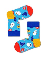 HAPPY SOCKS HOLIDAY KIDS Geschenkset mit 2 Paar Socken 0200 - Unisex-Socken - 3