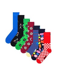 HAPPY SOCKS 7 DAYS Geschenkbox mit 7 Paar Socken Marine - Herrensocken/Herrenstr&uuml;mpfe - 2