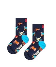 HAPPY SOCKS KIDS CAR Geschenkbox mit 3 Paar Socken hellblau - Unisex-Socken - 3