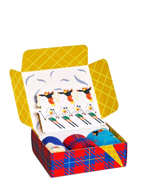 DOWNHILL SKIING Geschenkbox mit 3 Paar Socken 6300 - Damenstr&uuml;mpfe