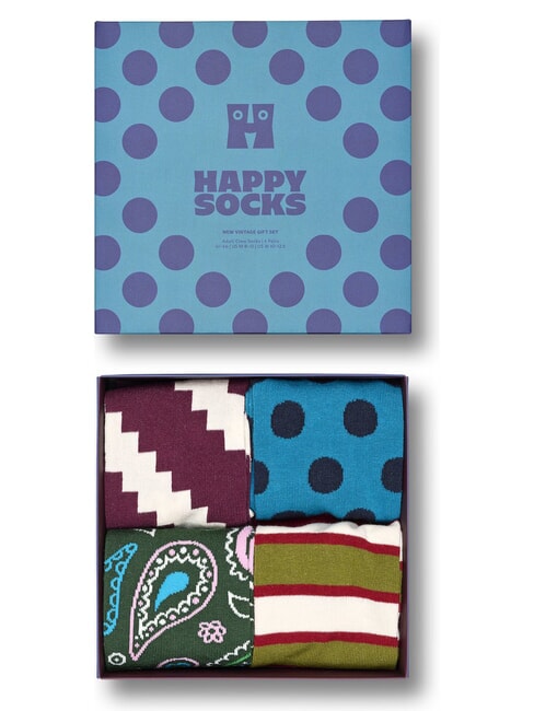 NEW VINTAGE Geschenkset mit 4 Paar Socken 4500 - Herrensocken/Herrenstr&uuml;mpfe