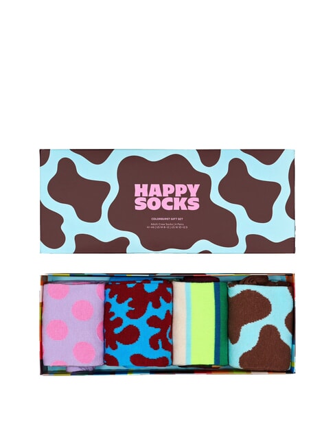 COLORBURST Geschenkbox mit 4 Paar Socken 5000 - Herrensocken/Herrenstr&uuml;mpfe