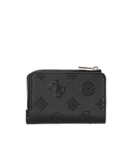 GUESS LAUREL 2 Mittelgro&szlig;e Geldb&ouml;rse mit Rei&szlig;verschluss schwarzes Logo - Brieftaschen Damen - 4